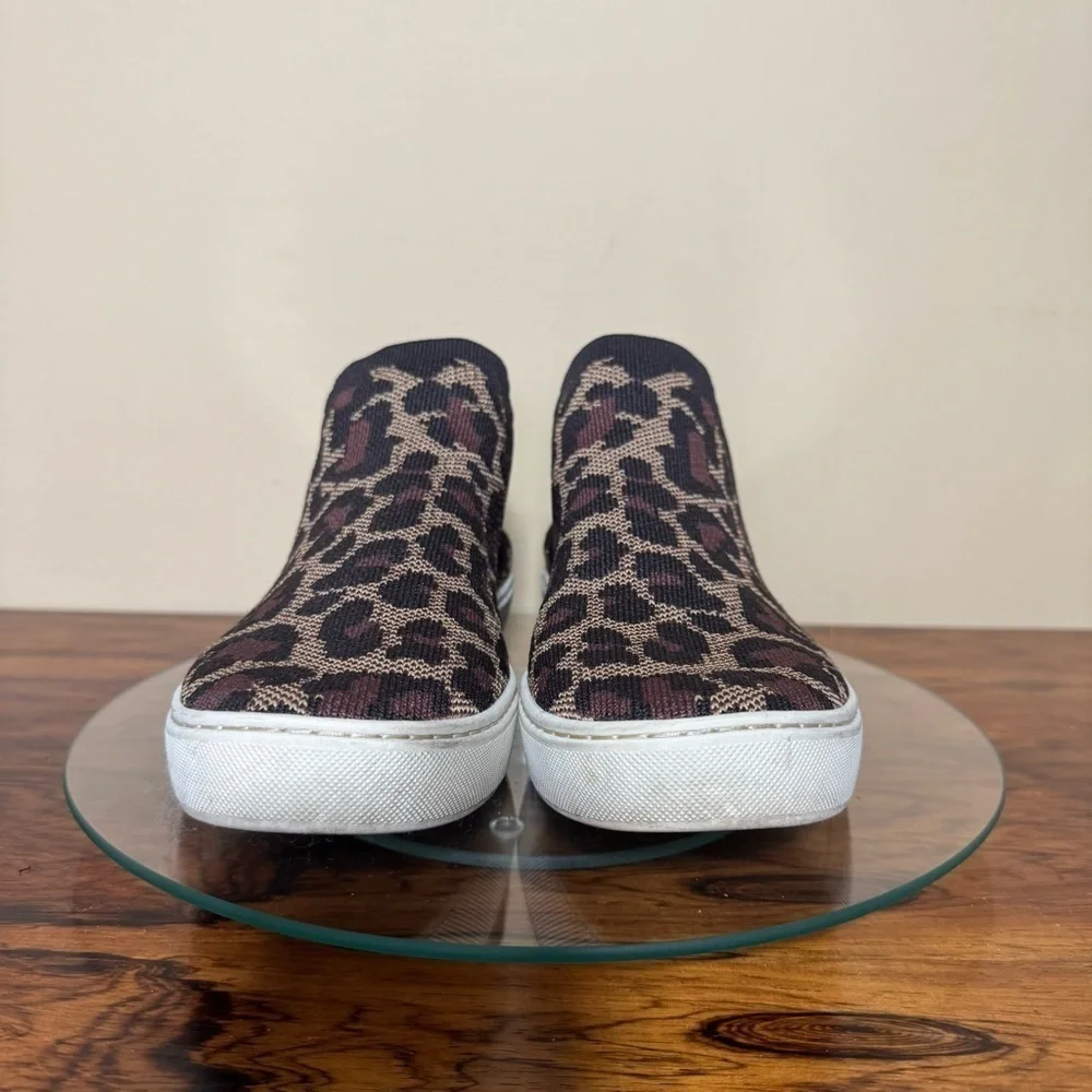 Rothy’s Wildcat Cheetah Print Chelsea Sneaker